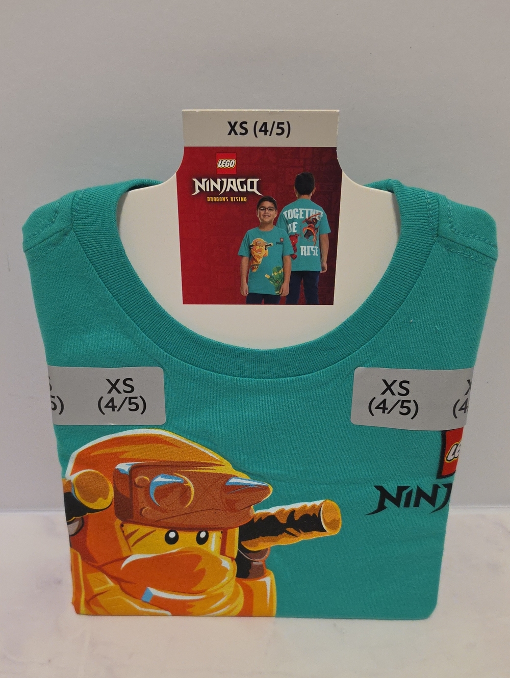 Lego Ninjago Green Boys' Graphic Tee - XS (4/5)